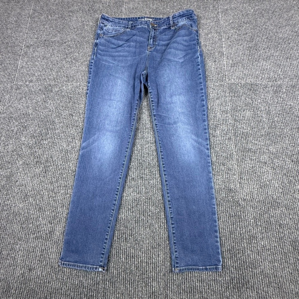 Chicos The Platinum Jegging Womens Size 2R (US size 12) Blue Denim Medium Wash
